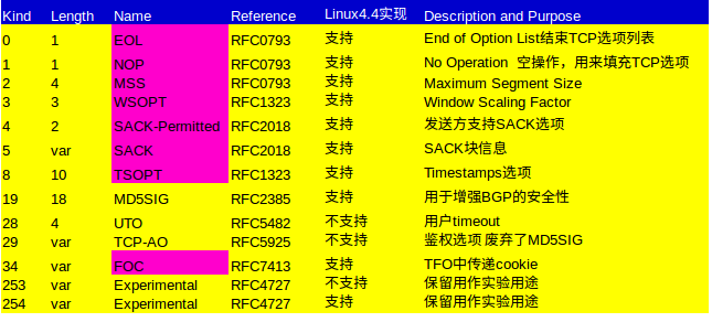 TCP可选项